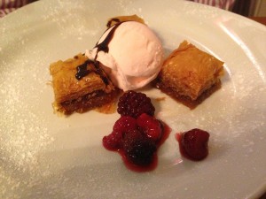 Mezze at The Anchor - Ginger Baklava