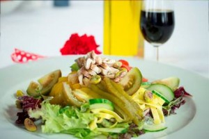 Chicken And Vegetable Tagliatelle Pasta Salad