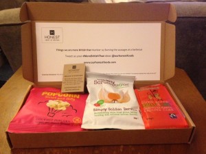 Honest snack box - contents