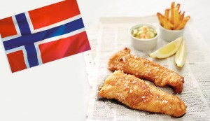 Norwegian cod and chips