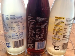 All Good bottles - label