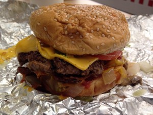 Five Guys Bristol - Bacon Cheese Burger