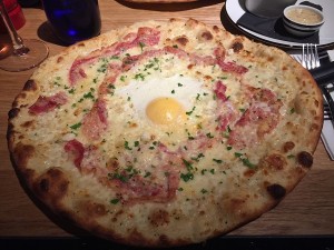 Pizza Express Cabot Carbonara Pizza