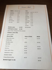 Curtis & Bell Menu 1