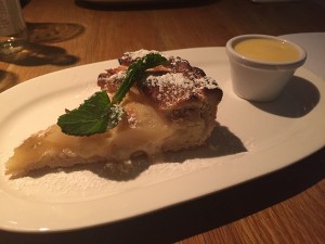 Loch Fyne - Pear frangipane tart