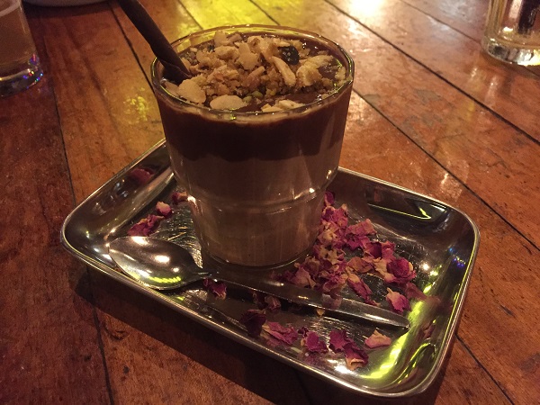 Thali Cafe Autumn Specials - Chocolate Kheer with Almond Chikki