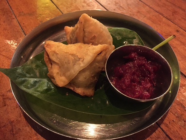 Thali Cafe Autumn Specials - Venison Samosas