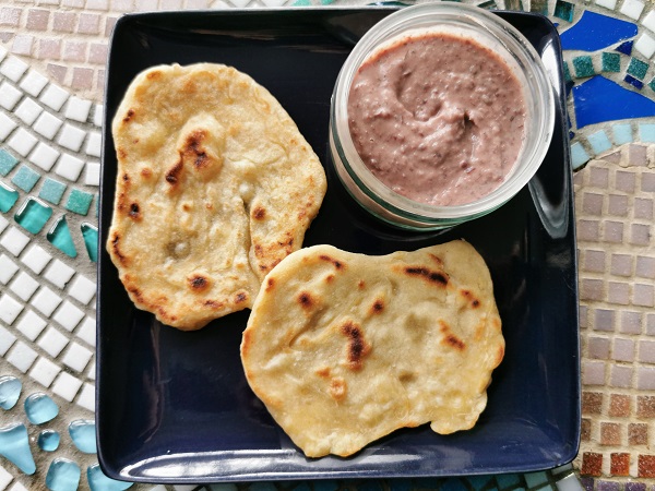 Ration Challenge 2019 Day 2 - Flatbreads and Kidney Bean Dip