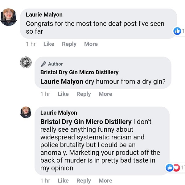 Bristol Dry Gin dry humour