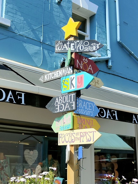 Clifton Village Signpost