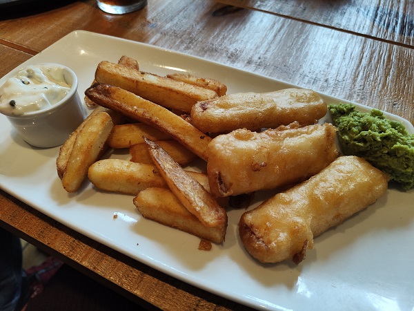 The Ashton, Long Ashton - Halloumi and Chips