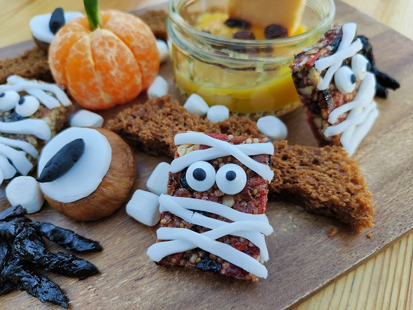 Ciao Gusto Noberasco Ocado Halloween Challenge - Fruit Bar Mummies