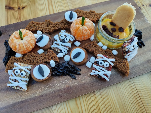 Ciao Gusto Noberasco Ocado Halloween Challenge - Sweet Halloween Grazing Platter