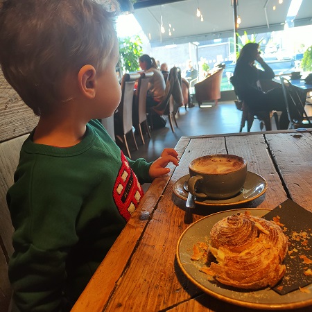 The Old Library Long Ashton - Babyccino and Pastry