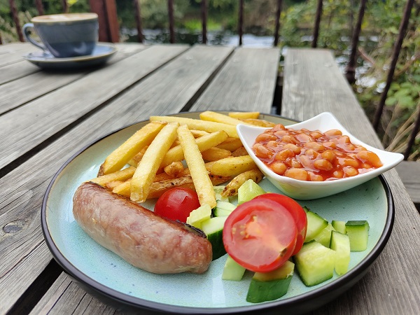 Water Mill Tearooms Ringstead - Kid's Sausage + Chips