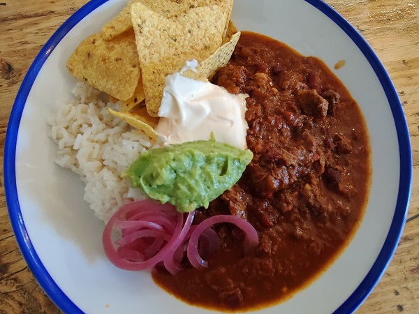 Coates House Nailsea - Beef Shin Chilli