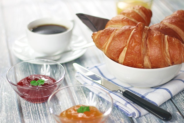 Valentine's Day breakfast in bed