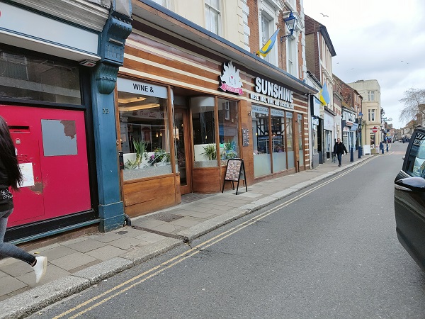 Sunshine Restaurant Hythe - Exterior