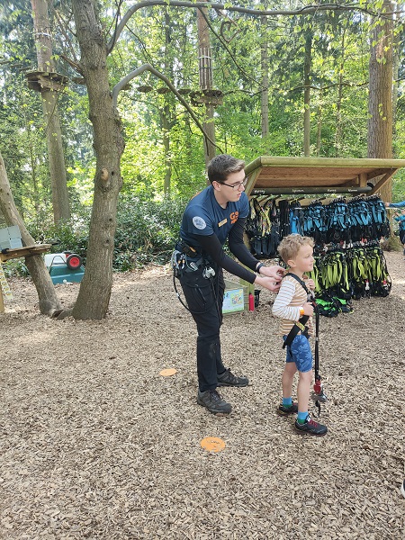 Go Ape Treetop Adventure, Thetford Forest - Harness