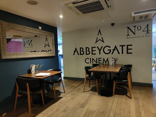 No.4 Restaurant, Abbeygate Cinema, Bury St Edmunds - Interior 2