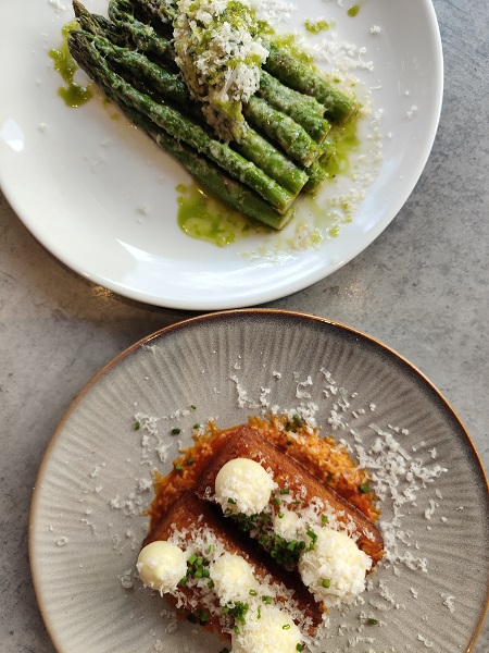 Blue Fig, Bury St Edmunds - Hash Browns and Asparagus