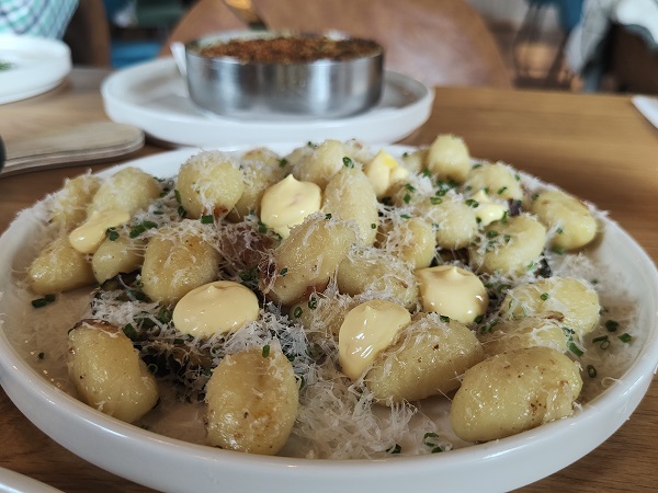 Amelie, Ben's Yard, Ely - Crispy Gnocchi