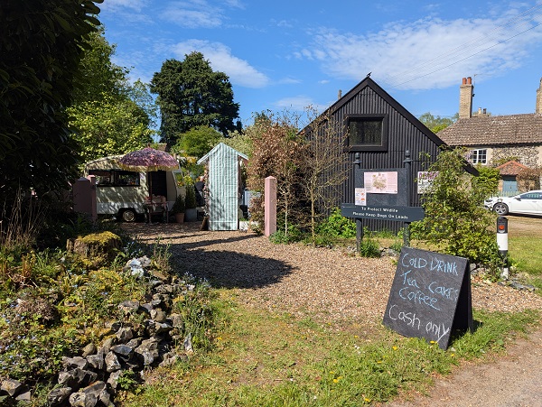 Brew & Bloom, Santon Downham - Signage