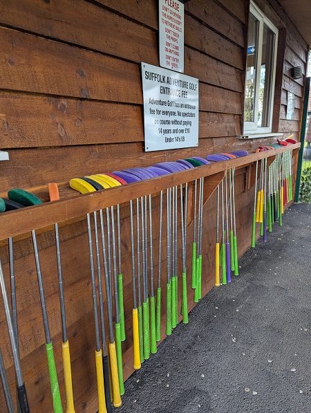 Suffolk Adventure Golf - Clubs