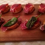 Spanish ham tapas