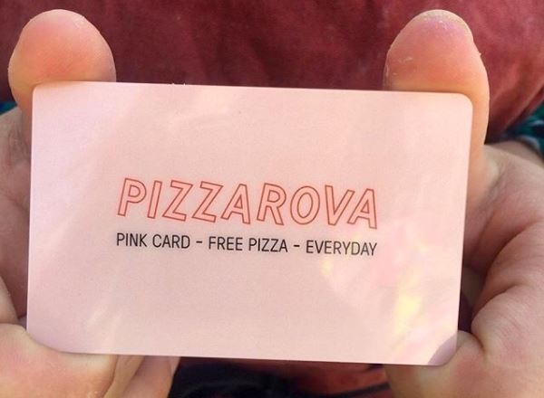 Pizzarova Pink Card