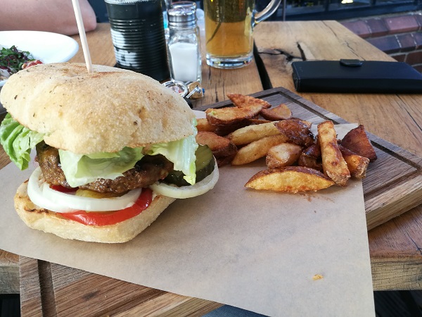 Mud Dock - Moroccan Lamb Burger