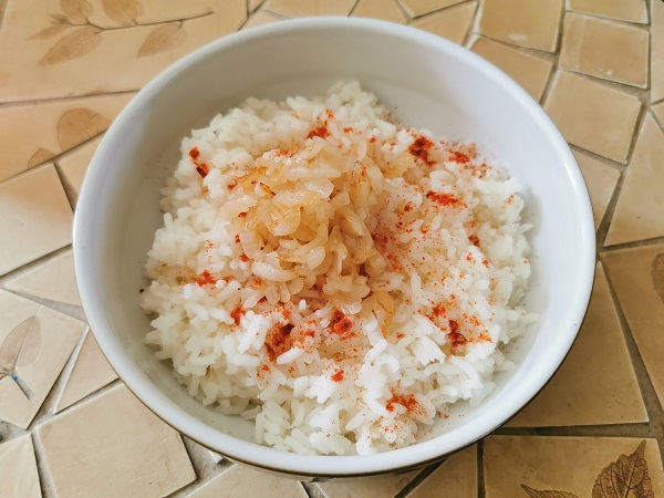 Ration Challenge - Rice and Shallots