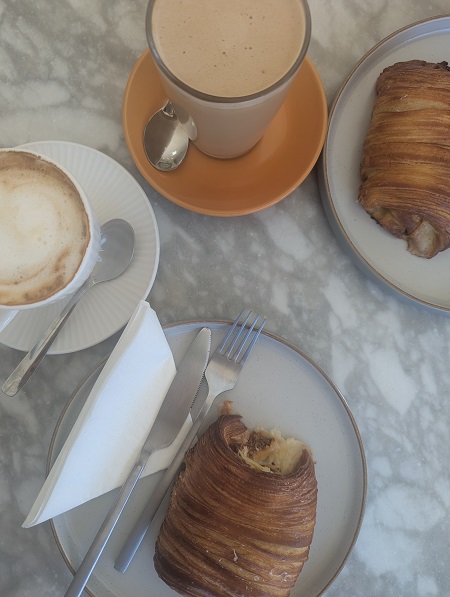 Chamomile Patisserie, Thurston - Coffee and Pain Suisse