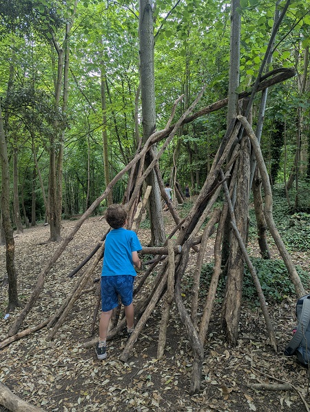 Wandlebury Country Park - Den Building Area