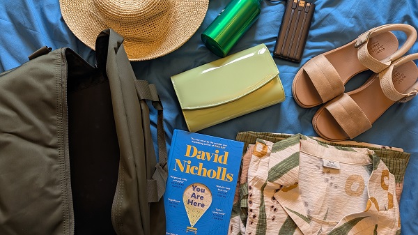 Very.co.uk UK summer staycation packing - empty holdall